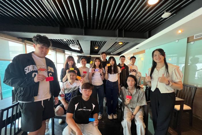 大家在正面的解析中提升自我價值，歡樂的結束活動圖片